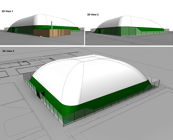 Air-dome-sports-facility